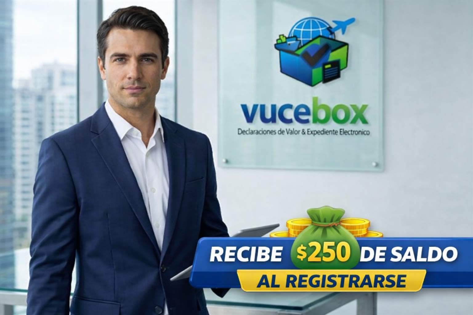 Operación aduanal gestionada con Vucebox